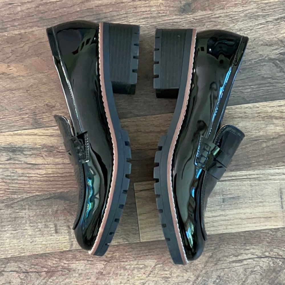 Dream Pairs Glossy Black women’s Slip-On Loafers - Picture 5 of 7